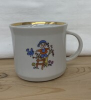 Retro Zsolnay mese bögre