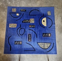 Vintage posztmodern Ikea gyapjú szőnyeg