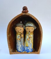 Kiss Roóz Ilona (1920-2010) : Zenélő gyermekek,extrém ritka!