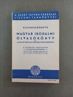 Kelemen,Németh-Magyar Irodalmi Olvasókönyv A líceum és leánylíceium III.oszt.számára,1940