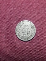 1895-ös 10 Fillér VF