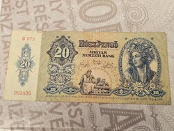 1941-es 20 Pengő EF-