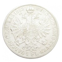 Ausztria,1 florin 1862 A EF ezüst 12.34g900