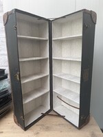 Antik Ernest Hofmann utazóláda / wardrobe trunk – Carlsbad & Prague