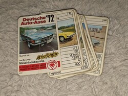 Német Autóászok '72- retró autós kártya