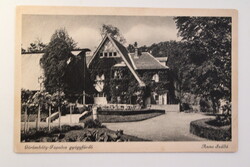 Képeslap,Miskolctapolca,Anna szálló, Márton Jenő felvétel. Margit fényképészet No.408, bélyeg