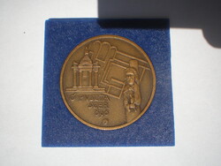 Ó PUSZTASZER EMLÉK PLAKETT , SZEGED ToURIST BRONZ