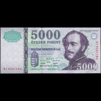 Hungary 5000 Forint 1999 BC aUNC+