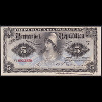 Paraguay 5 Pesos 1907 P-156 (1) UNC