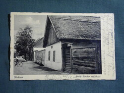 Képeslap,Kiskőrös,Petőfi Sándor szülőháza látkép,részlet,Tóth Ferenc dohányárus kiadás 1940-