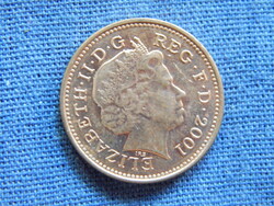 Egyesült Királyság  1 Penny 2001