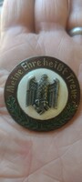 SS Náci "Meine Ehre heißt Treue "  csavaros zománcos sok jelzéssel Gresch