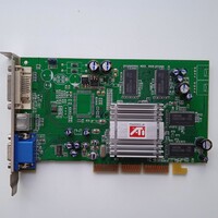 ATI Radeon 9200 128MB DDR passzív hűtésű AGP videókártya   .