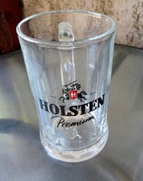 Eredeti vintage Holsten Premium üveg söröskorsó 0,5 l gyűjtői darab