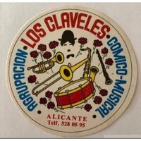 Sticker Los Claveles Alicante