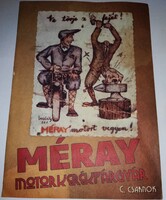 Az antik MÉRAY MOTORKERÉKPÁRGYÁR  reklámanyagából készült REPRO  kiadvány , REPROKÉNT IS RITKA DARAB