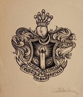 Erotikus Ex ibris gyűjtemény !!! Radványi Román Károly   1947.