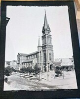 „FERENCVÁROSI TEMPLOM” nagy méretű fotónyomat vagy fotogravűr  1900-1930