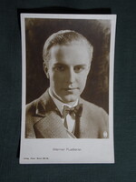Képeslap,film,mozi,művészet,Werner Fuetterer színész,1920-