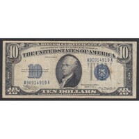 USA,10 dollars 1934 A - Silver Certificate F