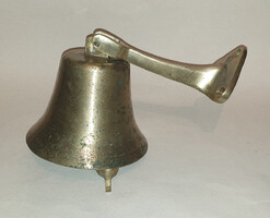 Copper Ship Bell / Fog Bell with Bracket – Vintage Maritime Piece ca.1970
