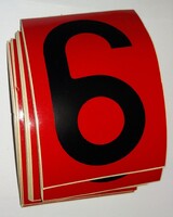 Retro dekormatrica pakk - SZÁMOK - 5 ,6, 9 - 45 DARAB ! EGYBE ! OLCSÓN ! cca 8 x 12 cm / db