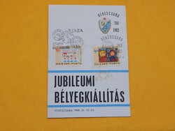 Emléklap 1968. Jubileumi bélyegkiállítás Békéscsaba / Gyermekrajzok/ olimpia