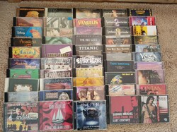 50 db zenei cd,1980-tól: Santana, Phill Collins, Genesis, Bryen Adams, Whitney Houston, Pink Floyd