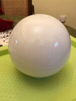 Régi retro üveg lámpabúra 15 cm gömb tejüveg búra