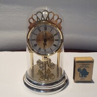 Retro nyugatnémet forgóingás műanyag asztali óra quartz szocreál