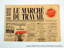 1998 június 30  /  LE MARCHÉ DU TRAVAIL  /  Ssz.:  12074