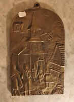 Kő Pál Bronz relief