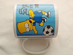 Kerámia bögre Springfield soccer club 3dl Simpsons Bart focis csésze