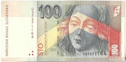 100 korun korona 2001 Szlovákia 1.