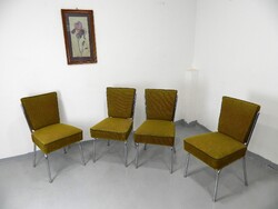 4 db bauhaus csővázas szék / étkező szék ( Peresztegi József )