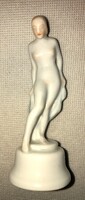 Herendi mini, miniatűr női akt figura