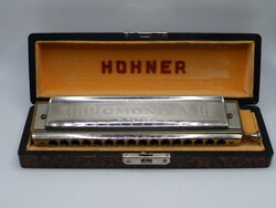 K935 RITKA! 1937 M. Hohner Chromonika III No. 870 kromatikus szájharmonika