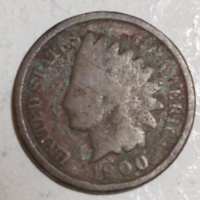 1900. USA indián fejes 1 Cent, (50)