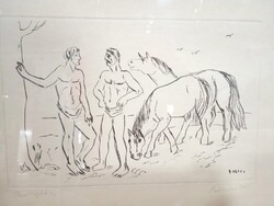 Borsos Miklós rézkarc