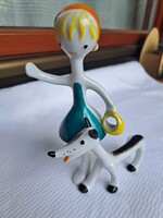 Hollóházi piroska és a farkas porcelán figura - Ősz Szabó Antónia
