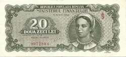 20 lei lej 1950 Románia Ritka