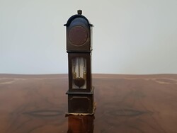 Réz 2 súlyos miniatűr álló óra babaházhoz
