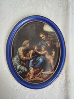 Gyönyörű ovális porcelán kép Bavaria.