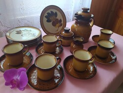 Vintage SMF Schramberg "Maron" Kávés-/Teáskészlet (21 db)