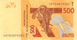 Nyugat-afrikai Államok TOGO 500 frank 2019 UNC