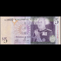Tonga 5 Pa'anga 2009 P-39 (1) UNC