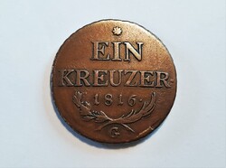 1 Krajcár / Ein Kreuzer 1816 G.