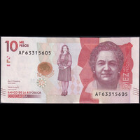 Kolumbia 10000 Pesos 2018 P-460 UNC