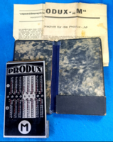 Német "PRODUX- M" hordozható számológép az 1928-60