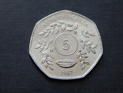 Uganda  5 shilling  1987